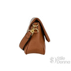 YY Coveri Borsa in Ecopelle Marrone con Tracolla Rimovibile - Stile Donna Bags
