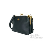 YY Coveri Pochette a Tracolla in Ecopelle con Logo Dorato - Stile Donna Bags