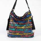Borsa 2 in 1 Gianmarco Venturi – Hobo & Zaino Multicolor - Stile Donna Bags