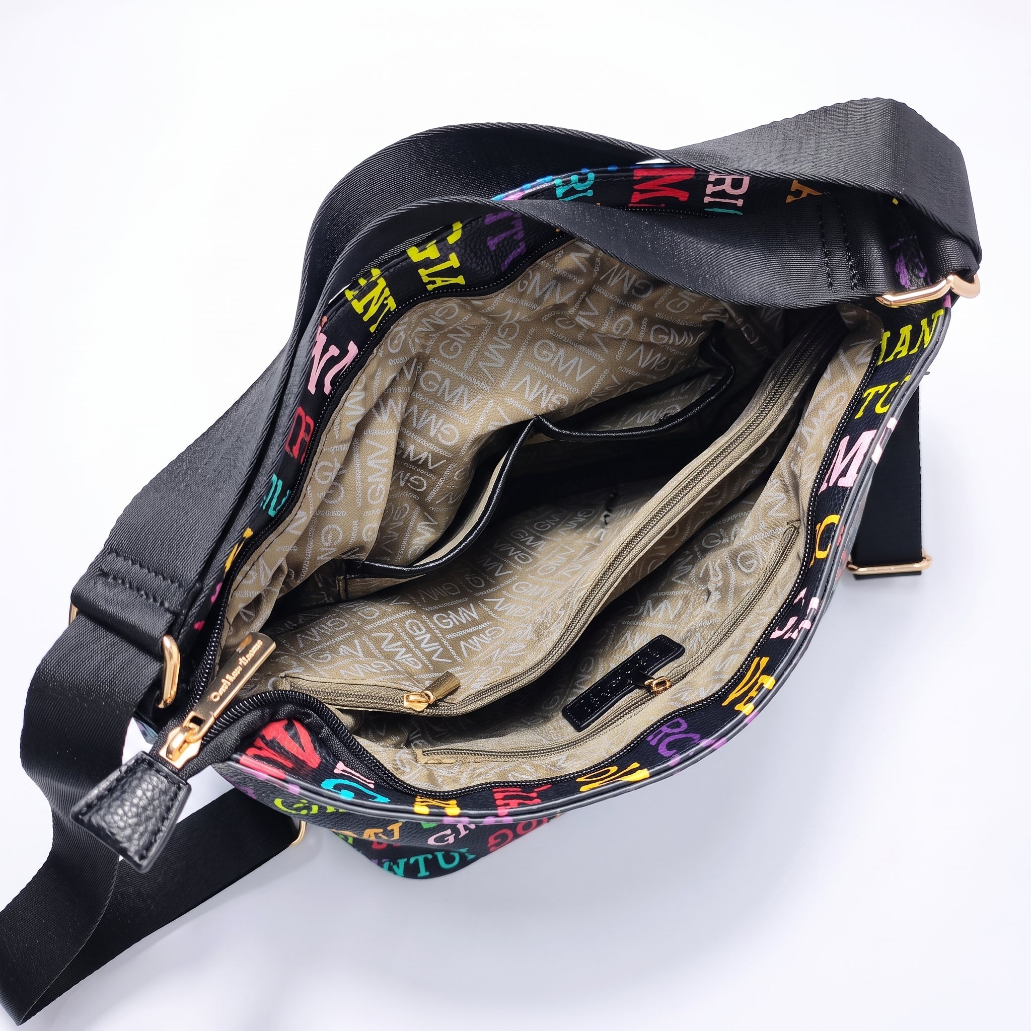 Borsa 2 in 1 Gianmarco Venturi – Hobo & Zaino Multicolor - Stile Donna Bags