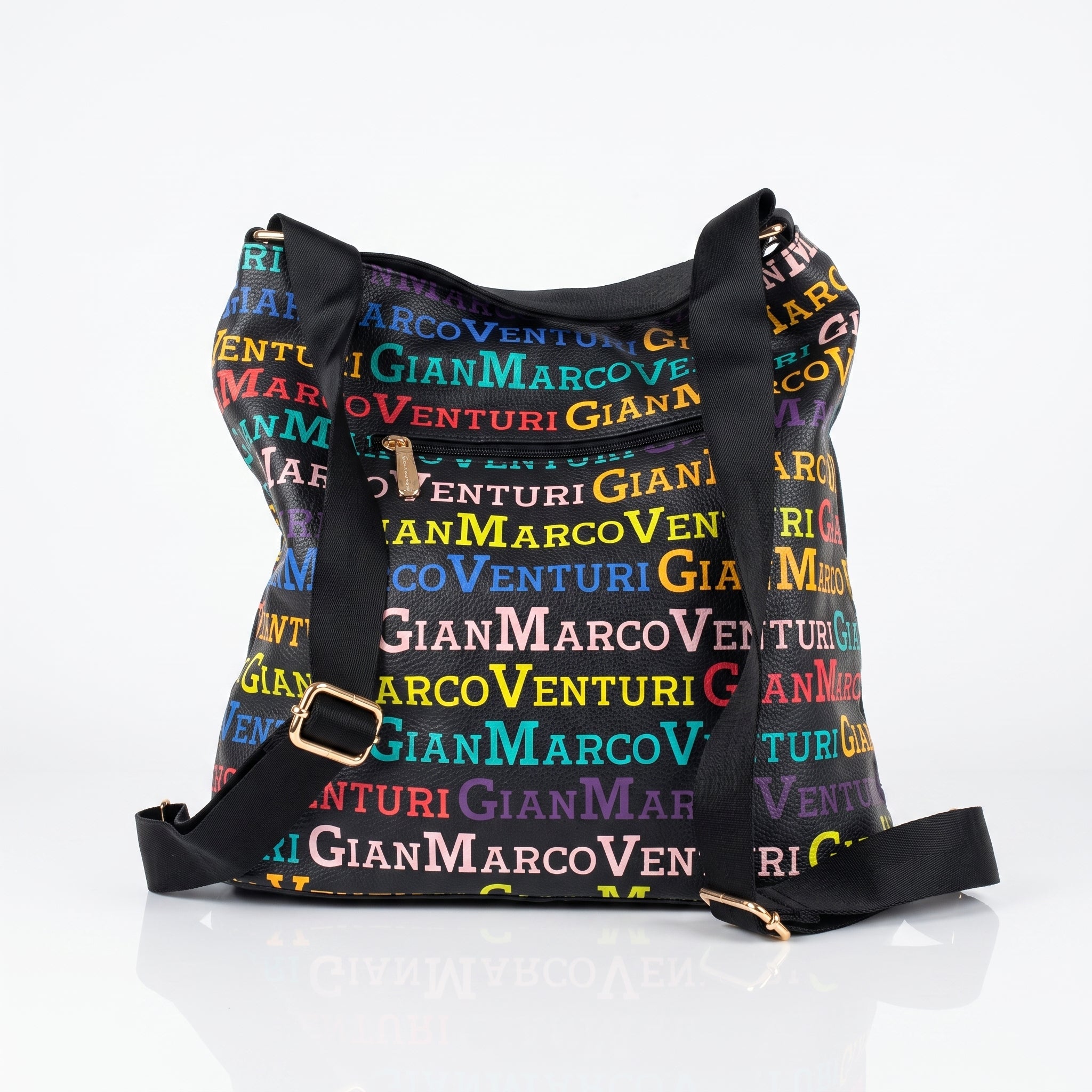 Borsa 2 in 1 Gianmarco Venturi – Hobo & Zaino Multicolor - Stile Donna Bags