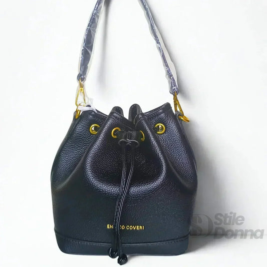 borsa-a-secchiello-in-pelle-enrico-coveri-ms-3271-589 - Stile Donna Bags
