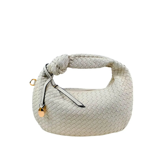 borsa-a-spalla-in-pelle-intrecciata-con-manico-nodo-mano-709 - Stile Donna Bags