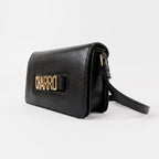 Borsa a Tracolla Charro con Logo in Metallo Dorato - Stile Donna Bags