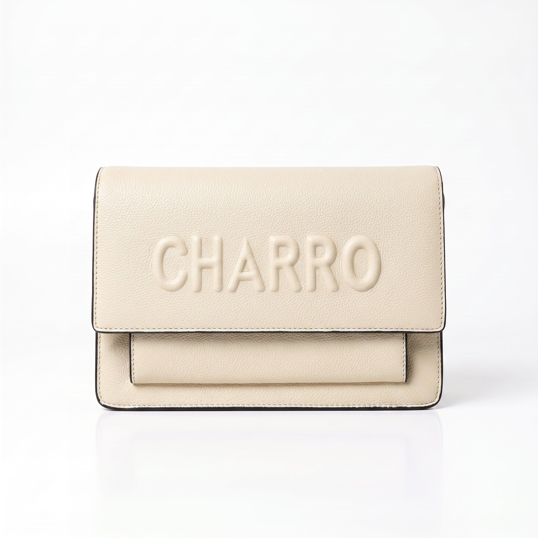 Borsa a Tracolla Charro con Logo in Rilievo - Stile Donna Bags
