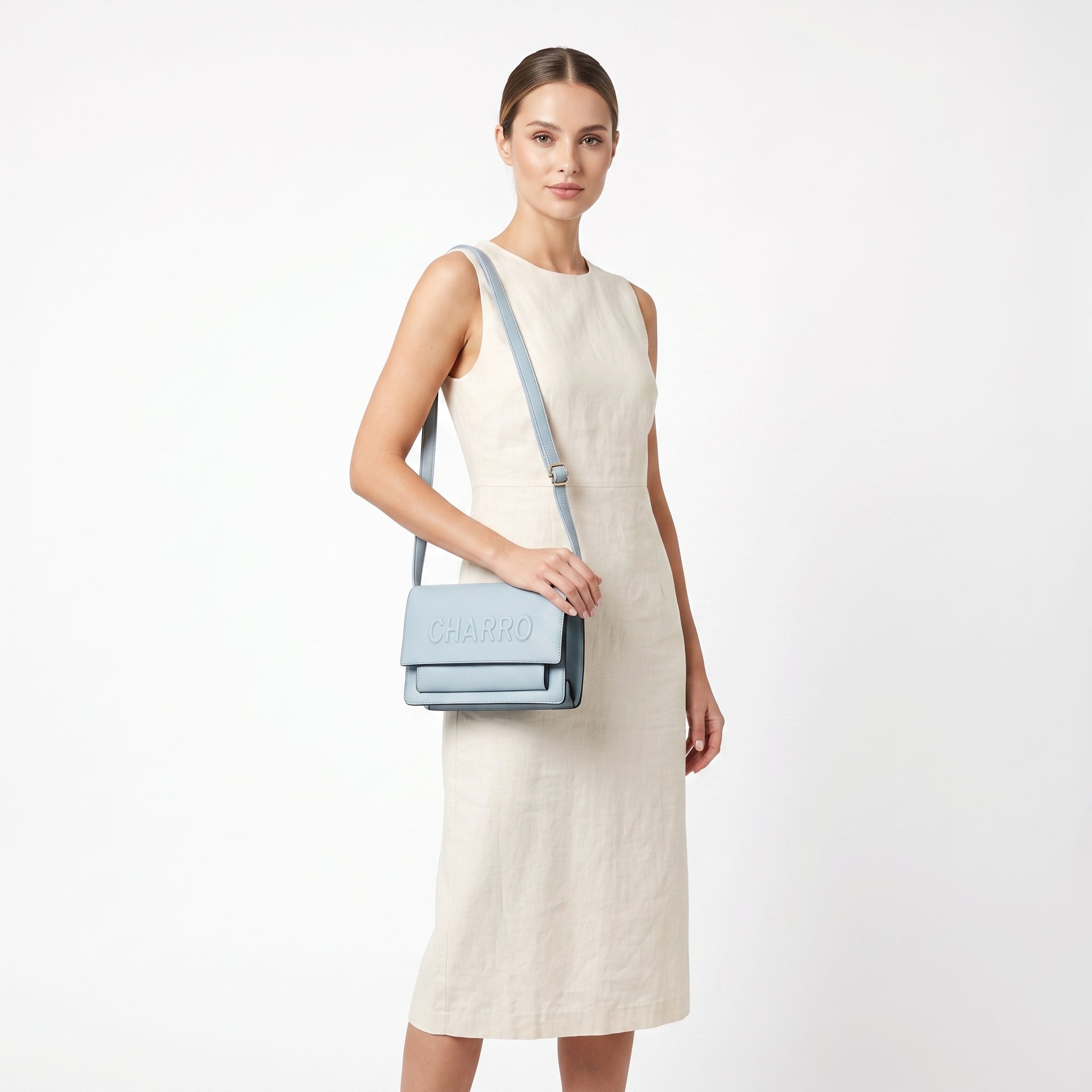 Borsa a Tracolla Charro con Logo in Rilievo - Stile Donna Bags