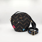Borsa a Tracolla Coveri Active Tonda – Monogram con Farfalle - Stile Donna Bags