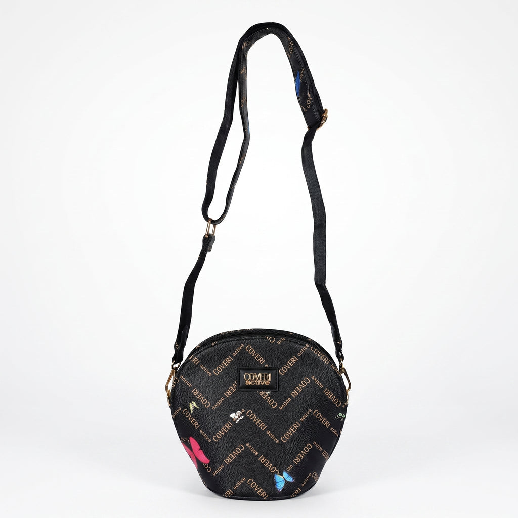 Borsa a Tracolla Coveri Active Tonda – Monogram con Farfalle - Stile Donna Bags