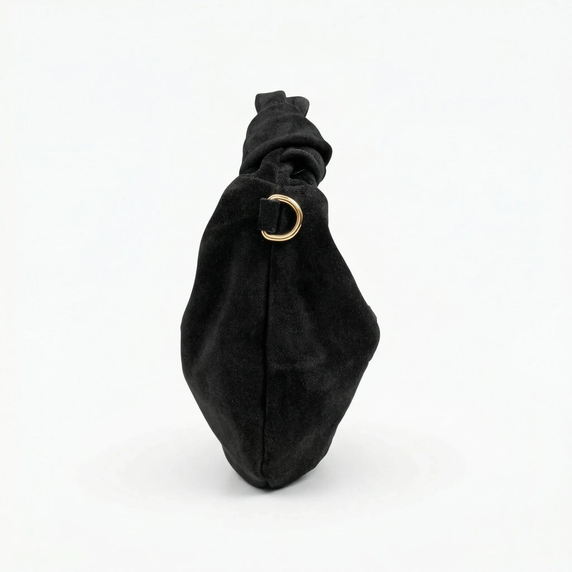 borsa-a-tracolla-hobo-in-pelle-scamosciata-clutch-suede-nero-838 - Stile Donna Bags