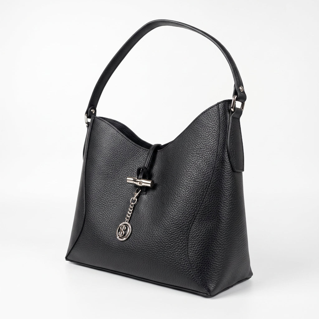 Borsa a Tracolla Lorenza in Vera Pelle Grande Capiente - Stile Donna Bags