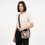 Borsa Coconuda Zebrata in Nylon con Stampa Animalier - Stile Donna Bags