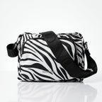 Borsa Coconuda Zebrata in Nylon con Stampa Animalier - Stile Donna Bags