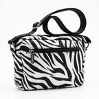 Borsa Coconuda Zebrata in Nylon con Stampa Animalier - Stile Donna Bags
