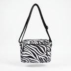 Borsa Coconuda Zebrata in Nylon con Stampa Animalier - Stile Donna Bags