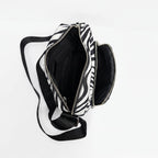 Borsa Coconuda Zebrata in Nylon con Stampa Animalier - Stile Donna Bags
