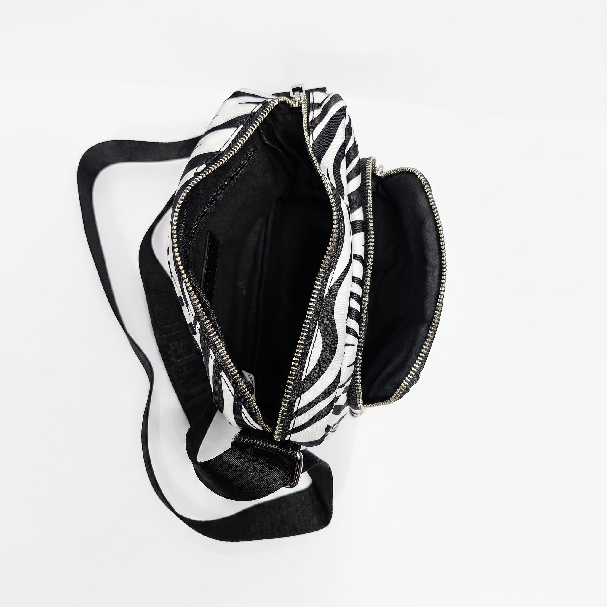 Borsa Coconuda Zebrata in Nylon con Stampa Animalier - Stile Donna Bags