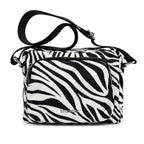 Borsa Coconuda Zebrata in Nylon con Stampa Animalier - Stile Donna Bags