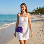 Borsa Fiorella in Crochet con Chiusura a Clip e Catena Dorata – Stile Donna - Stile Donna Bags