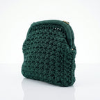 Borsa Fiorella in Crochet con Chiusura a Clip e Catena Dorata – Stile Donna - Stile Donna Bags