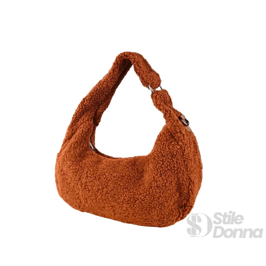 borsa-hobo-in-finta-pelle-di-pecora-ruggine-a-tracolla-stile-121 - Stile Donna Bags