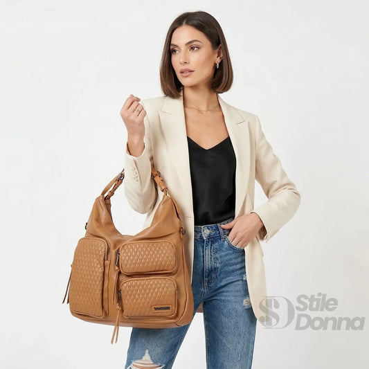 borsa-hobo-in-pelle-pu-da-donna-valentini-a-mano-434 - Stile Donna Bags