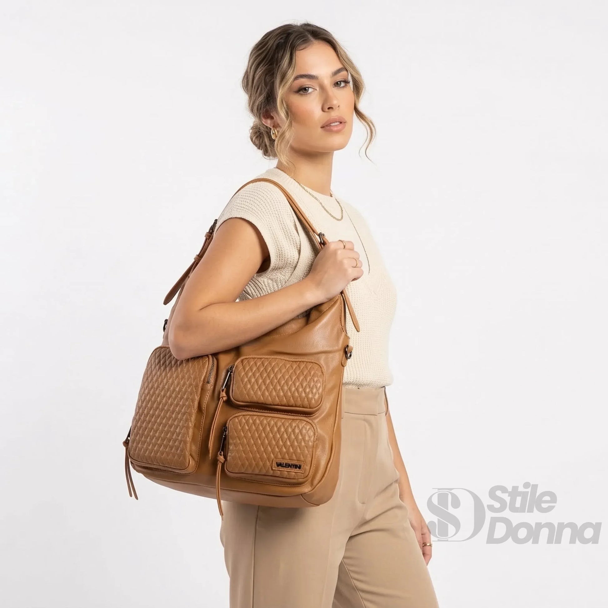 borsa-hobo-in-pelle-pu-da-donna-valentini-a-mano-tracolla-926 - Stile Donna Bags