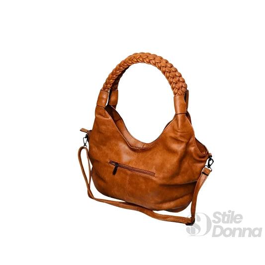 borsa-hobo-shopping-bag-in-pelle-cuoio-a-mano-418 - Stile Donna Bags
