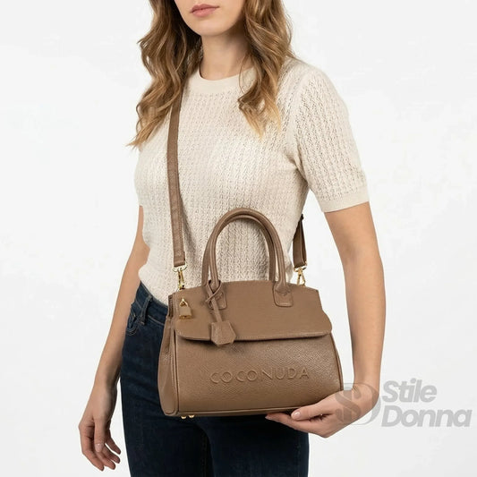 borsa-in-pelle-di-coconuda-ms-8345-a-mano-testurizzata-754 - Stile Donna Bags
