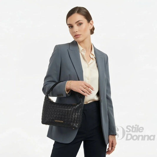 borsa-in-pelle-intrecciata-coconuda-con-manico-a-tracolla-hobo-393 - Stile Donna Bags
