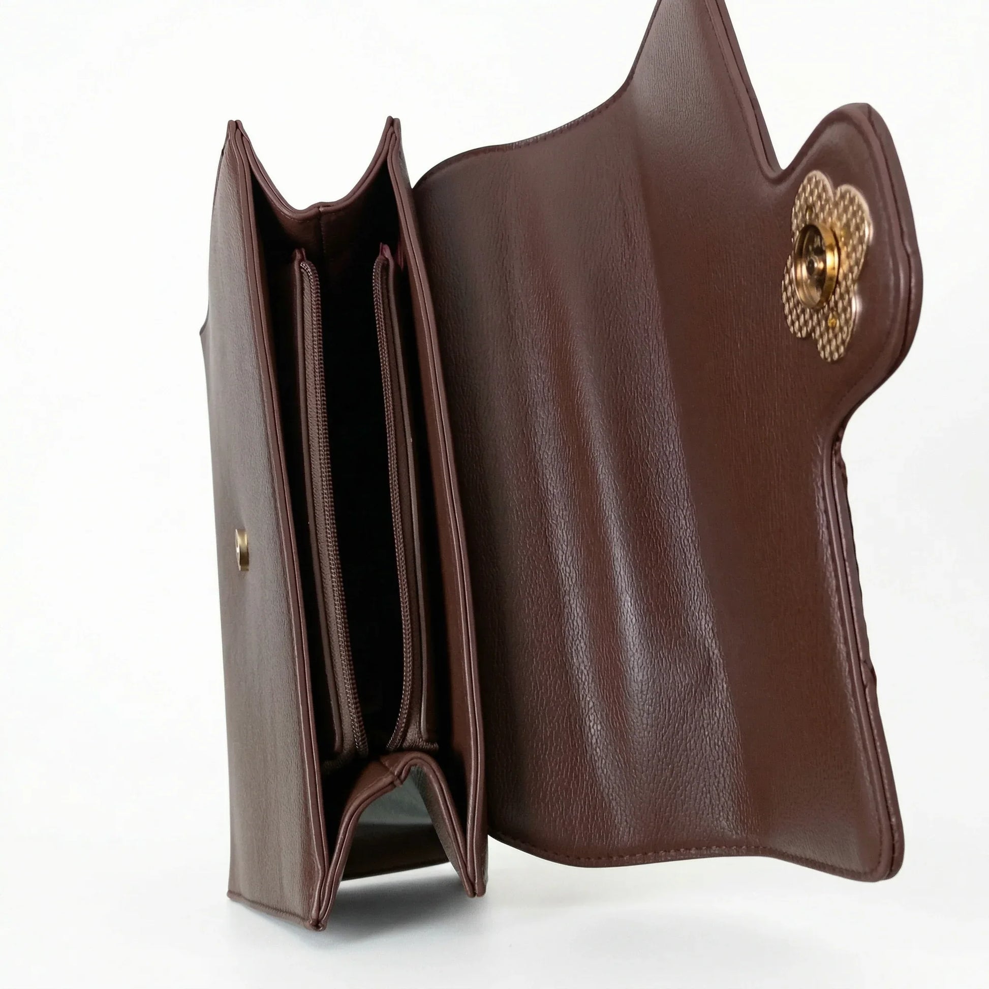 borsa-in-pelle-pu-con-chiusura-a-quadrifoglio-mano-trapuntata_202604010934 - Stile Donna Bags