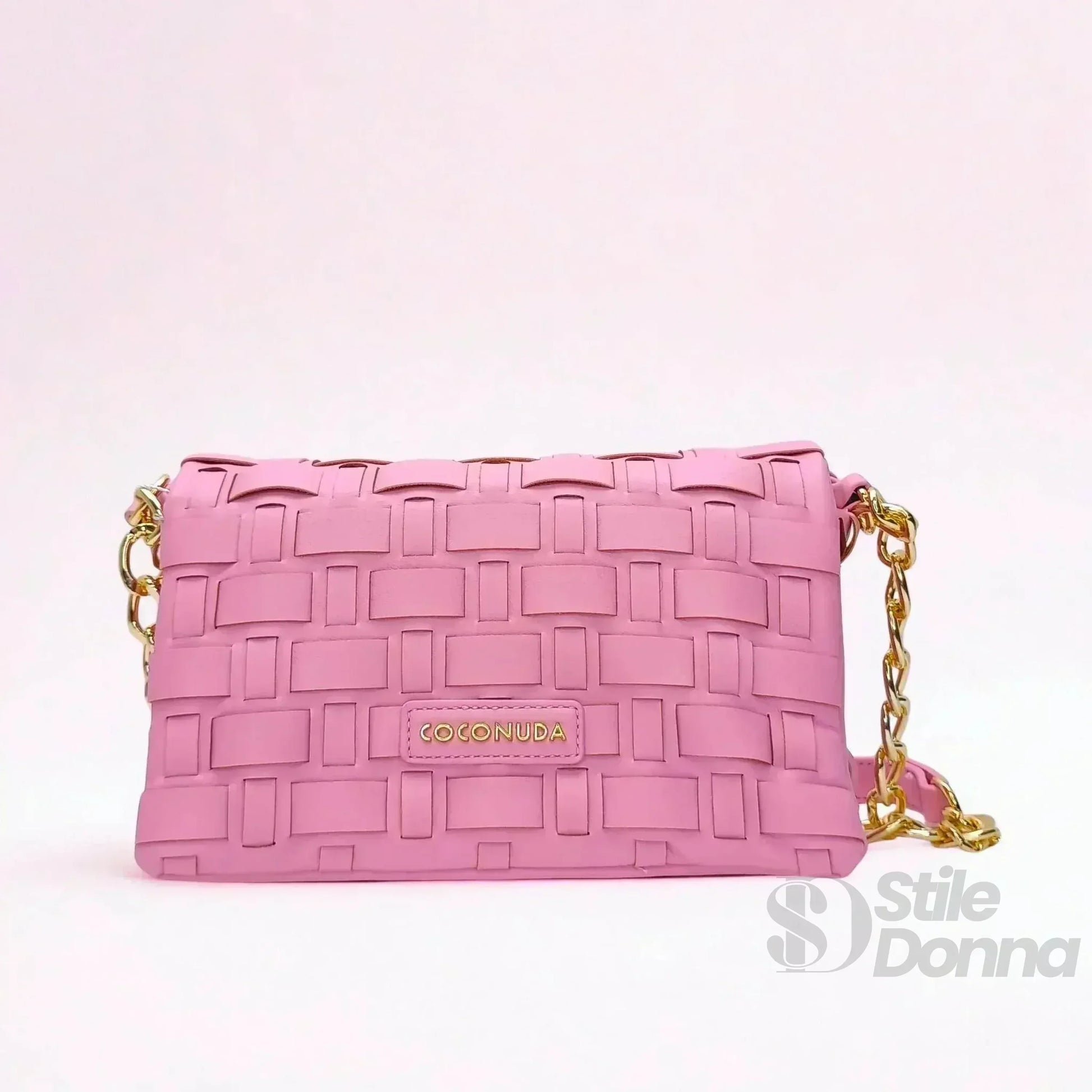 borsa-intrecciata-argento-coconuda-a-tracolla-pelle-452 - Stile Donna Bags