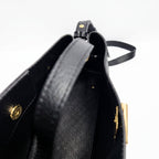 Borsa Livia in Vera Pelle – Disco Oro e Tracolla Regolabile - Stile Donna Bags