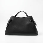Borsa Livia in Vera Pelle – Disco Oro e Tracolla Regolabile - Stile Donna Bags