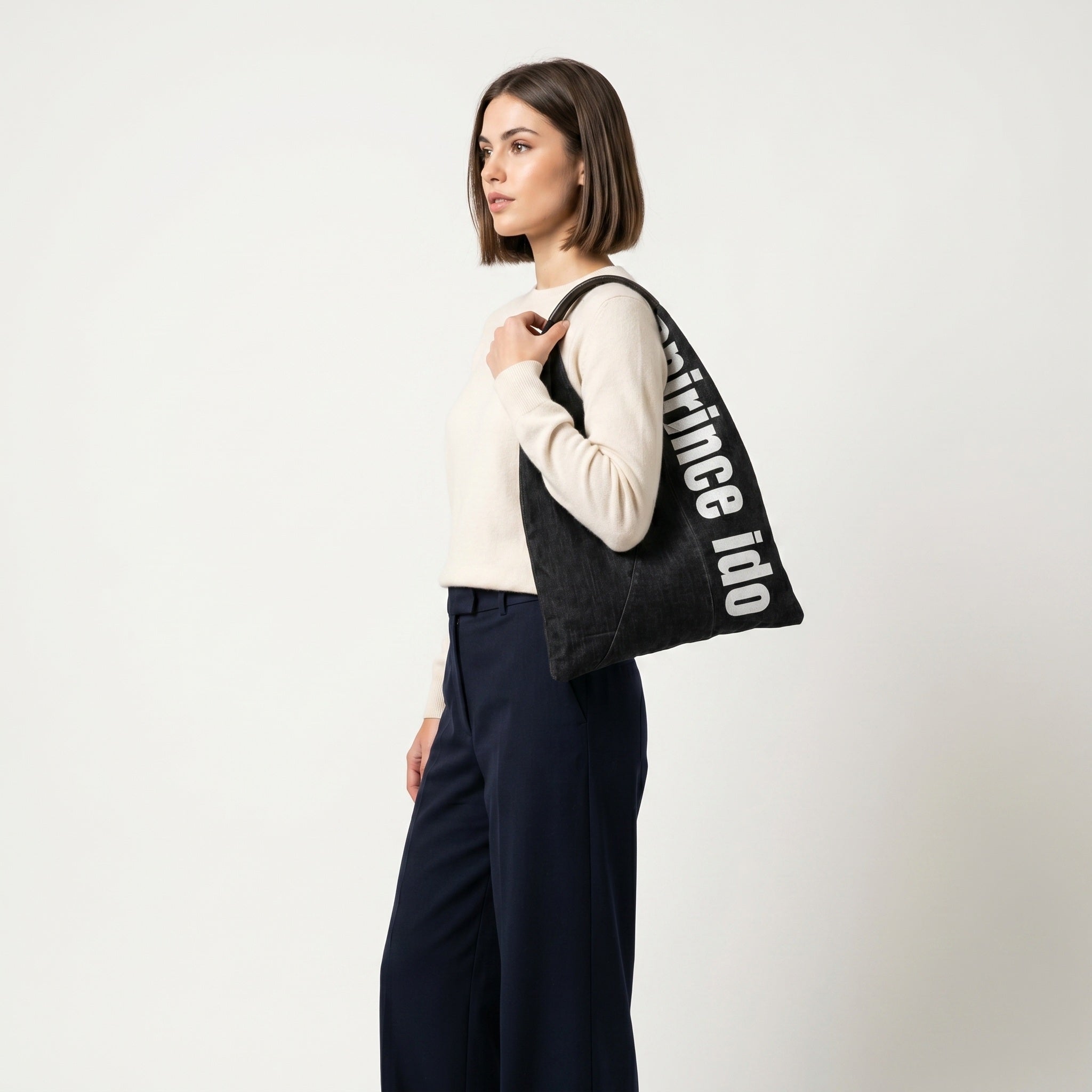 Borsa denim da donna
