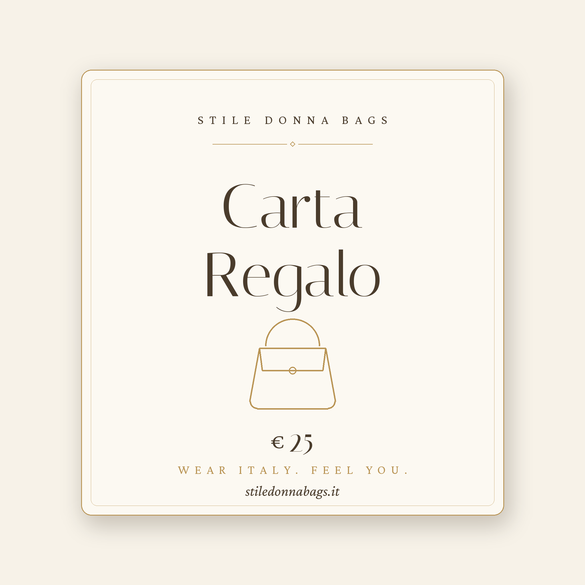 Carta Regalo Stile Donna Bags