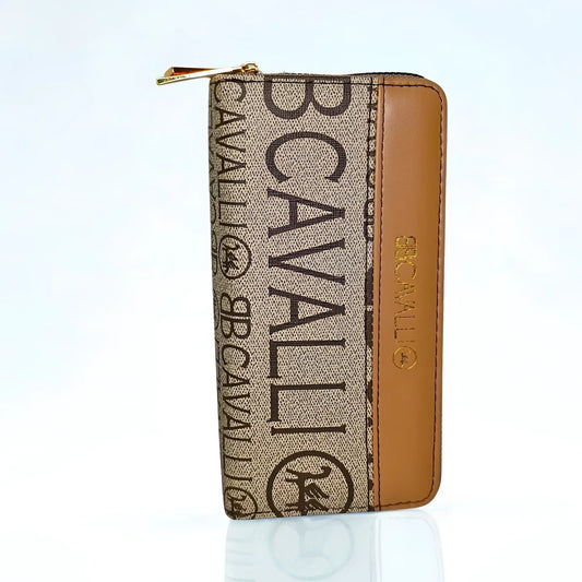 cavalli-portafoglio-da-donna-zip-beige-612 - Stile Donna Bags