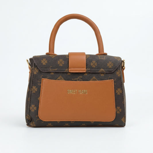 Sweet Years Mini Borsa A Tracolla In Ecopelle Con Stampa Floreale Colorata E Chiusura Magnetica E Cerniera by Stile Donna Bags
