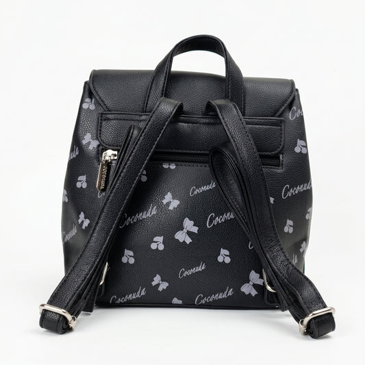 Zaino in pelle di cocco con chiusura magnetica by Stile Donna Bags