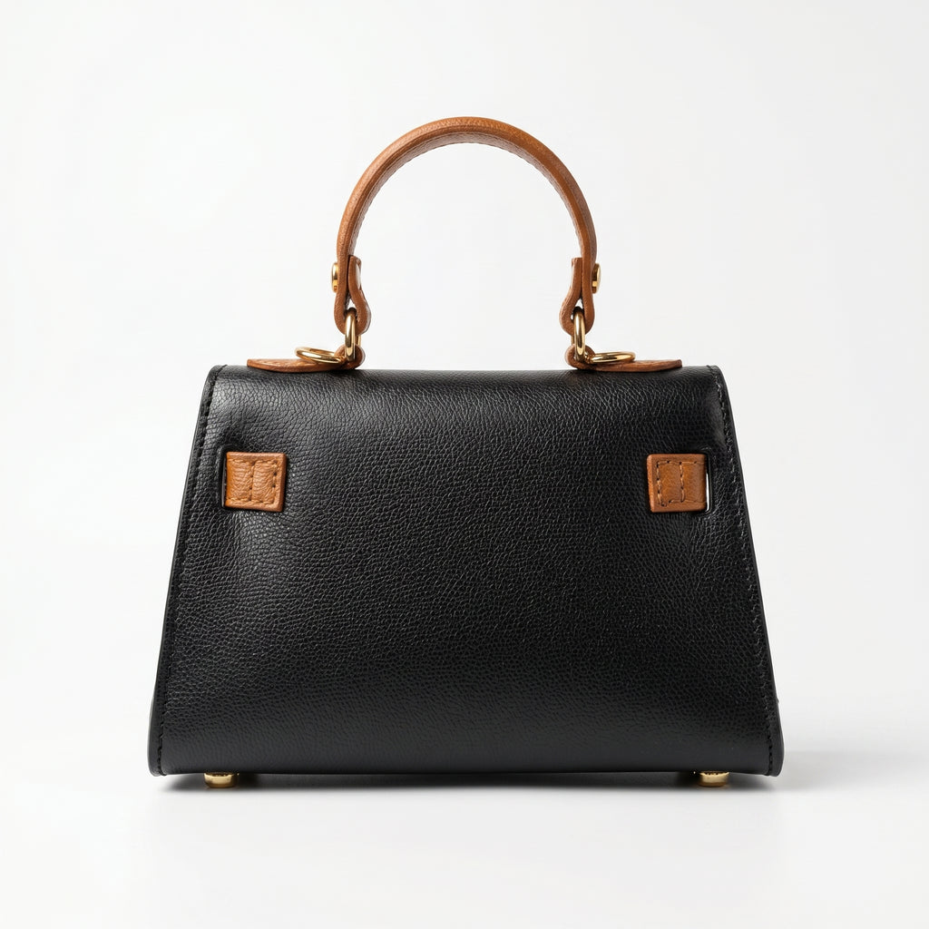 Mini Beky borsa mano vera pelle made in Italy mix colori – vista 3