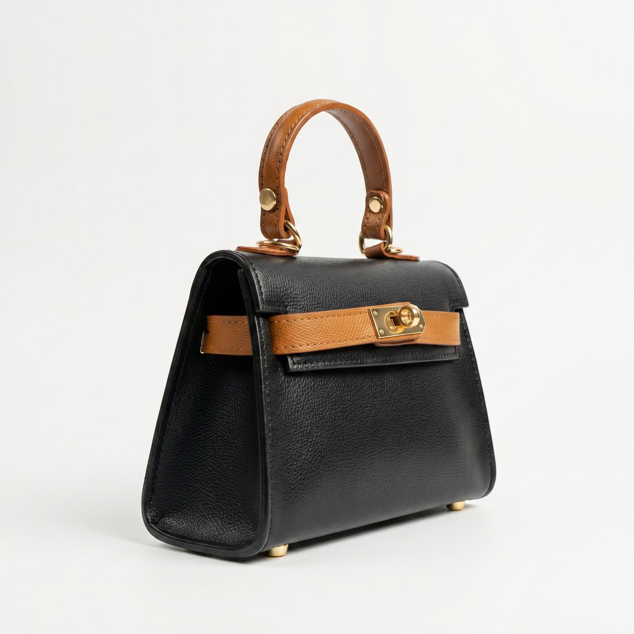Mini Beky borsa mano vera pelle made in Italy mix colori – vista 4