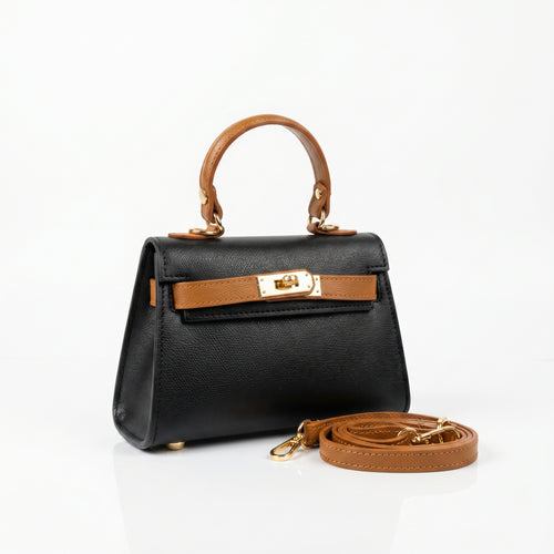 Mini Beky borsa mano vera pelle made in Italy mix colori – vista 2