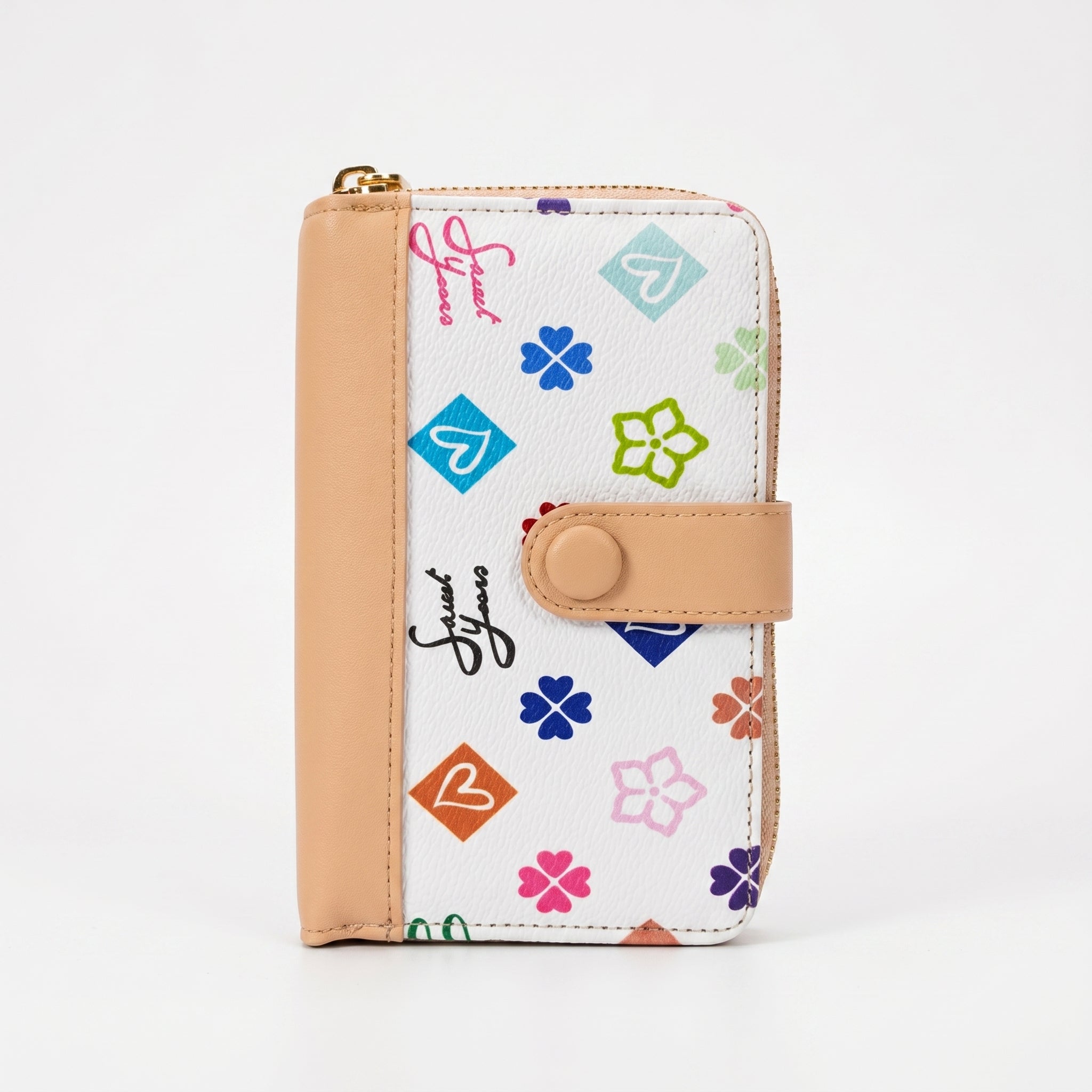 Sweet Years portafoglio donna ecopelle stampa monogram – vista 1