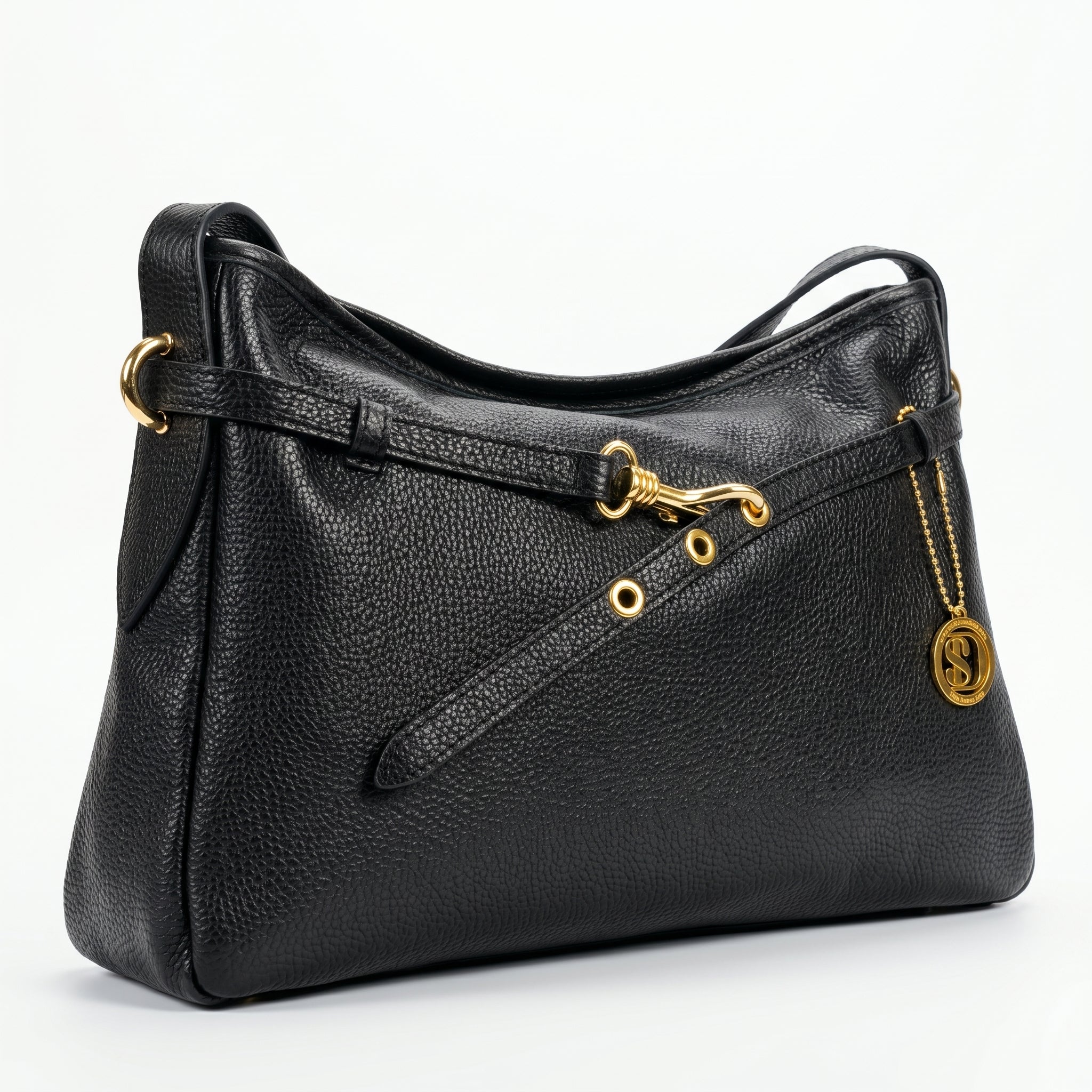 Allicia borsa a tracolla vera pelle made in Italy – vista 4