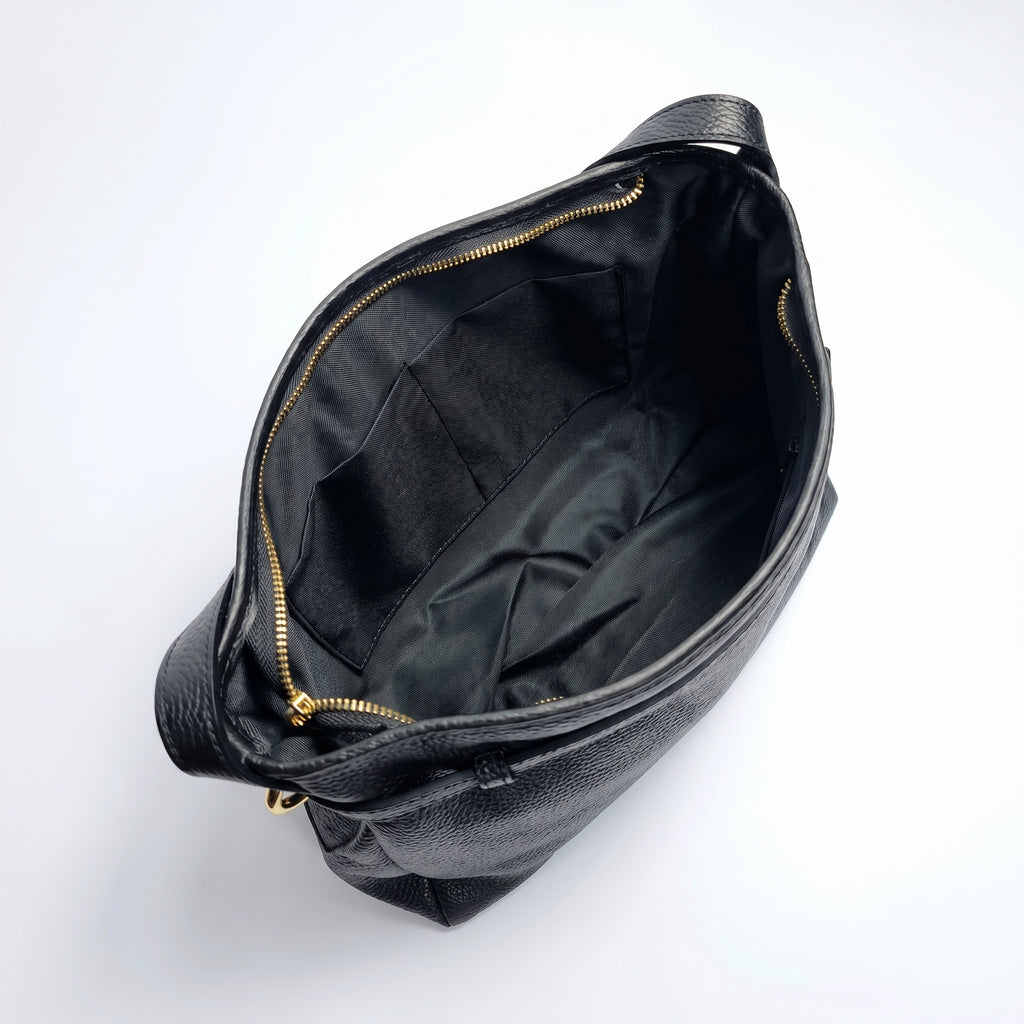 Allicia borsa a tracolla vera pelle made in Italy – vista 5