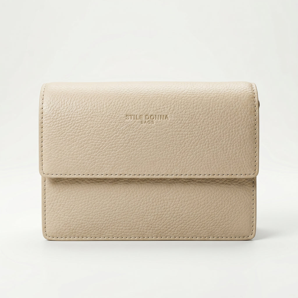 Luxe borsa a tracolla vera pelle con chiusura magnetica – vista 2