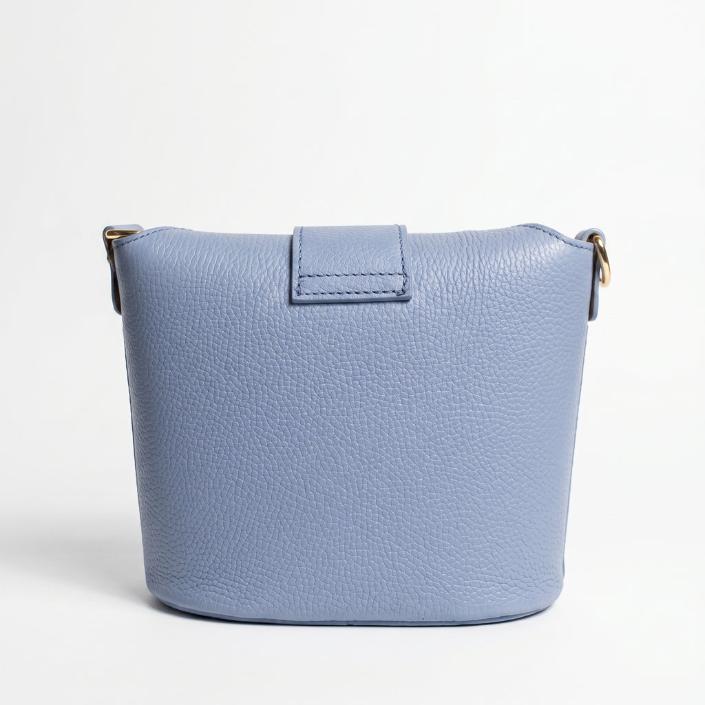 Emma borsa donna vera pelle con chiusura a torsione – vista 4