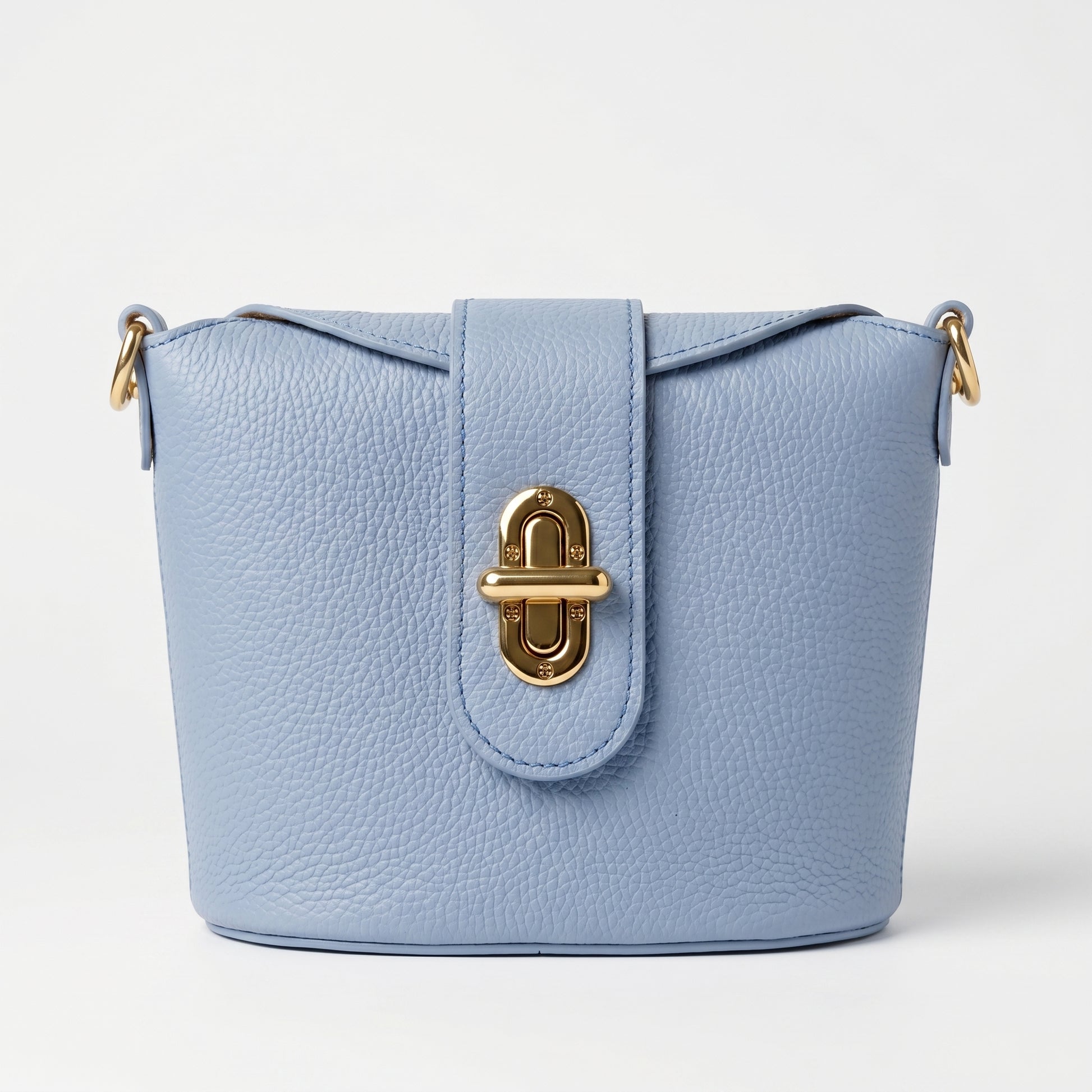 Emma borsa donna vera pelle con chiusura a torsione – vista 2