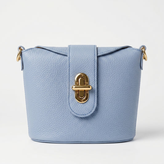 Emma borsa donna vera pelle con chiusura a torsione – vista 2