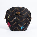 Borsa a tracolla Coveri Active tonda – Monogram con farfalle