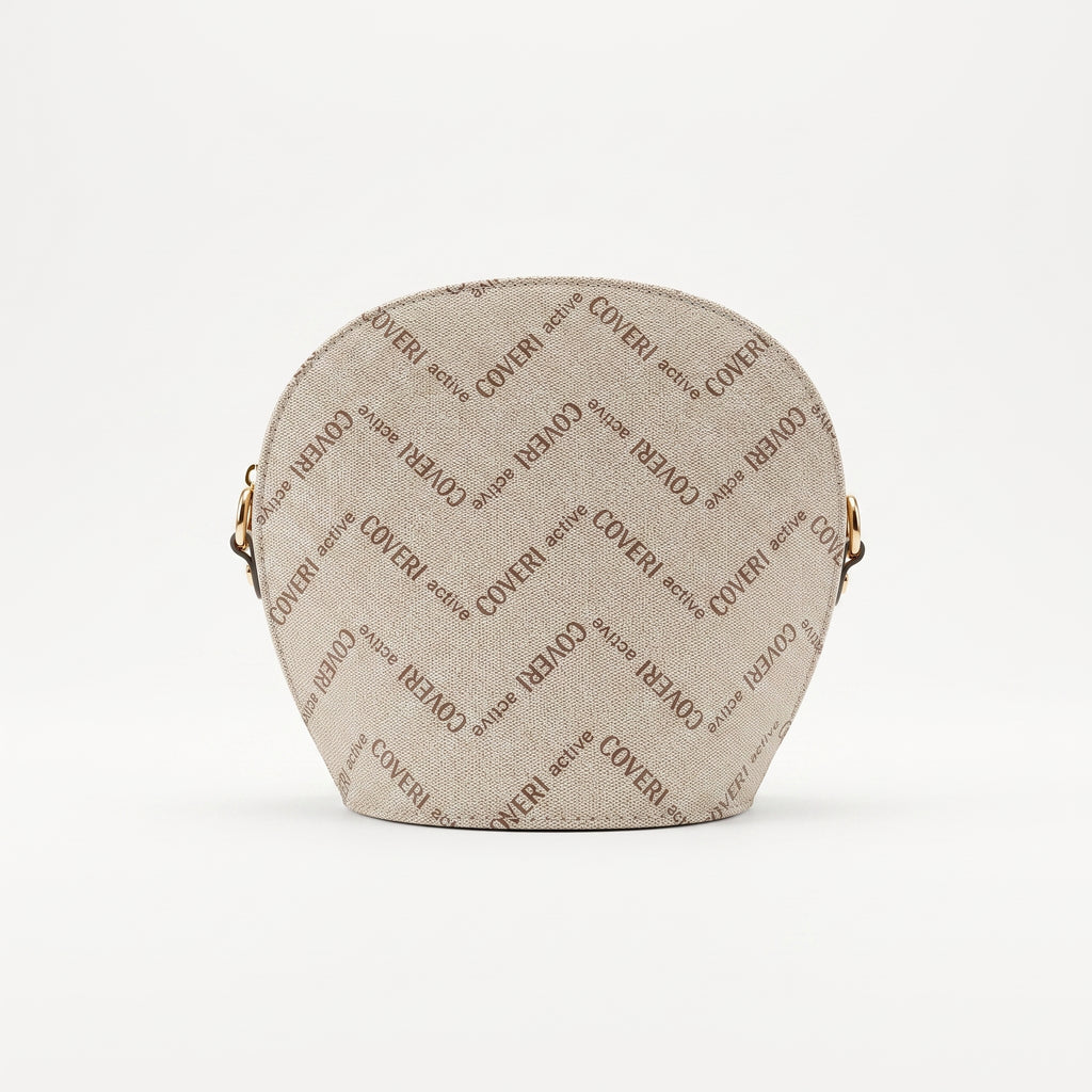 Borsa a tracolla Coveri Active tonda – Monogram con farfalle